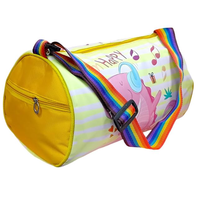 Premium Quality Duffle Bag, Dinosaur Duffle Bag (1 pcs) Multipurpose Travel Bag for Girls/Boys, Gym Bag, Outside Picnic Travelling Bag with Shoulder Strap, Picnic Bag, Spots Bag for Boys Unicorn Dino Space theme available - Toy Temple