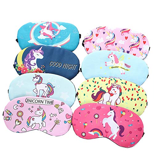 Sleeping Mask With Gel For Girls Sleep Eye Cover Lightweight Cotton Fabric Blindfold Soft Eye Mask For Kids Teens Men Women, Assorted - Toy Temple