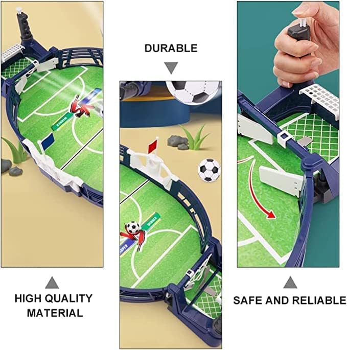 Mini Football Game Indoor Mini Tabletop Soccer Game 2 Players Interactive Hand Football Board Game Sport Game for Boys & Girls 4+ Best Birthday Gift Family Games - Toy Temple