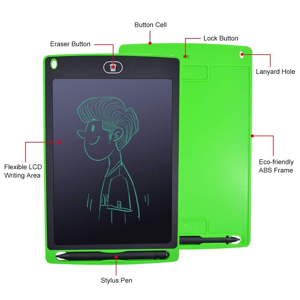 LCD Writing Pad Tablet Toy Cum Slate with Stylus for Kids 8.5 inches