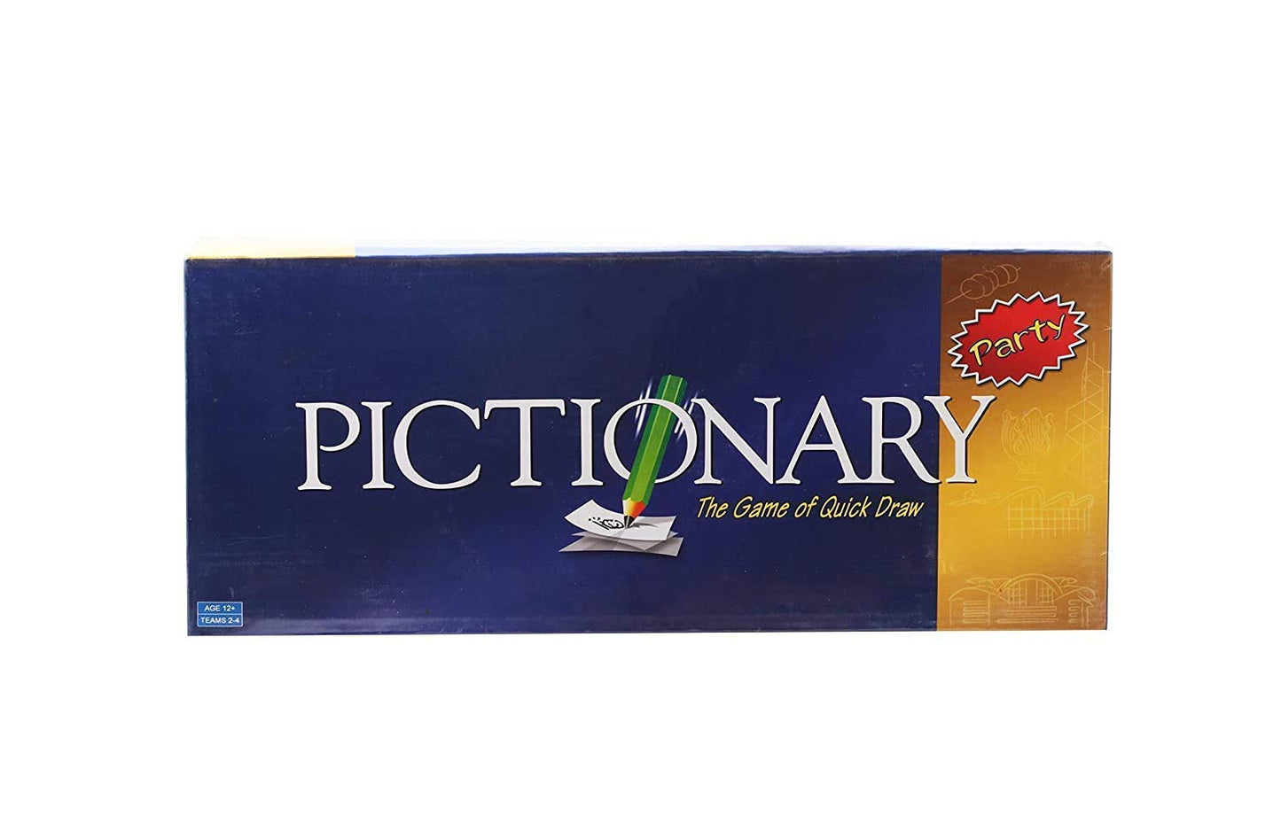Pictionary Board Game for Kids and Adults Quick Draw Sketches Crazy Guesses All Ages Card Board Game