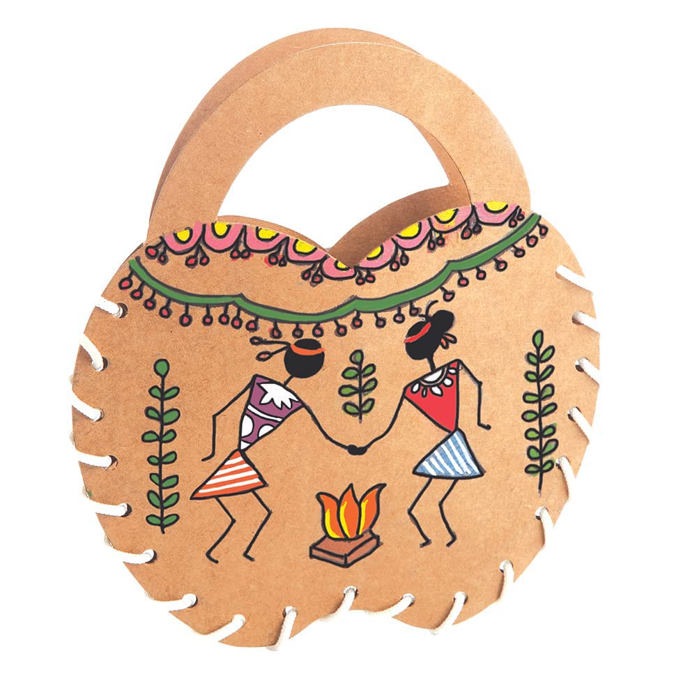 Warli Art Painting Kit | Indian Art Forms Art and Craft DIY Kit | Ancient Indian Tribal Art Kit | Madhubani, Warli, Lippan, Mandala Arts | Great Learning Activity for Kids & Girls