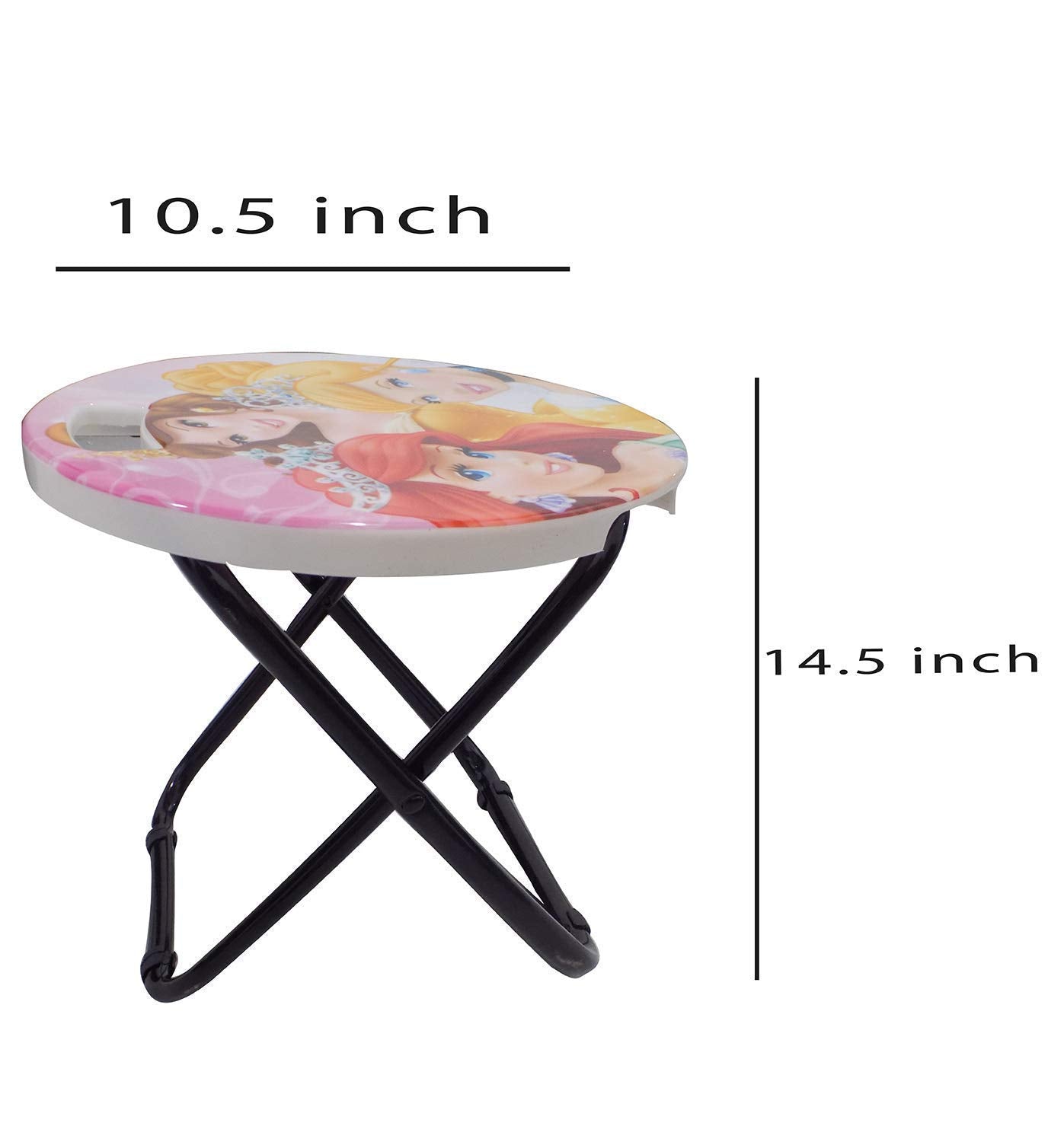 Cartoon Print Stool for Kids, (Any Random Cartoon Character), Pack of 1 - Toy Temple