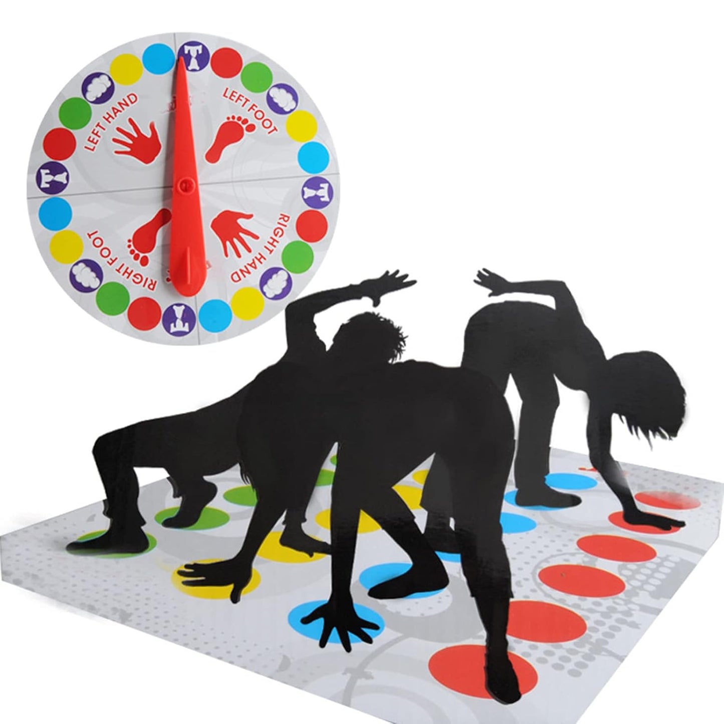 Twister Game Classic Family Moves Board Game Parent-Child Interactive Floor Game Birthday Party Games for Indoor and Outdoor