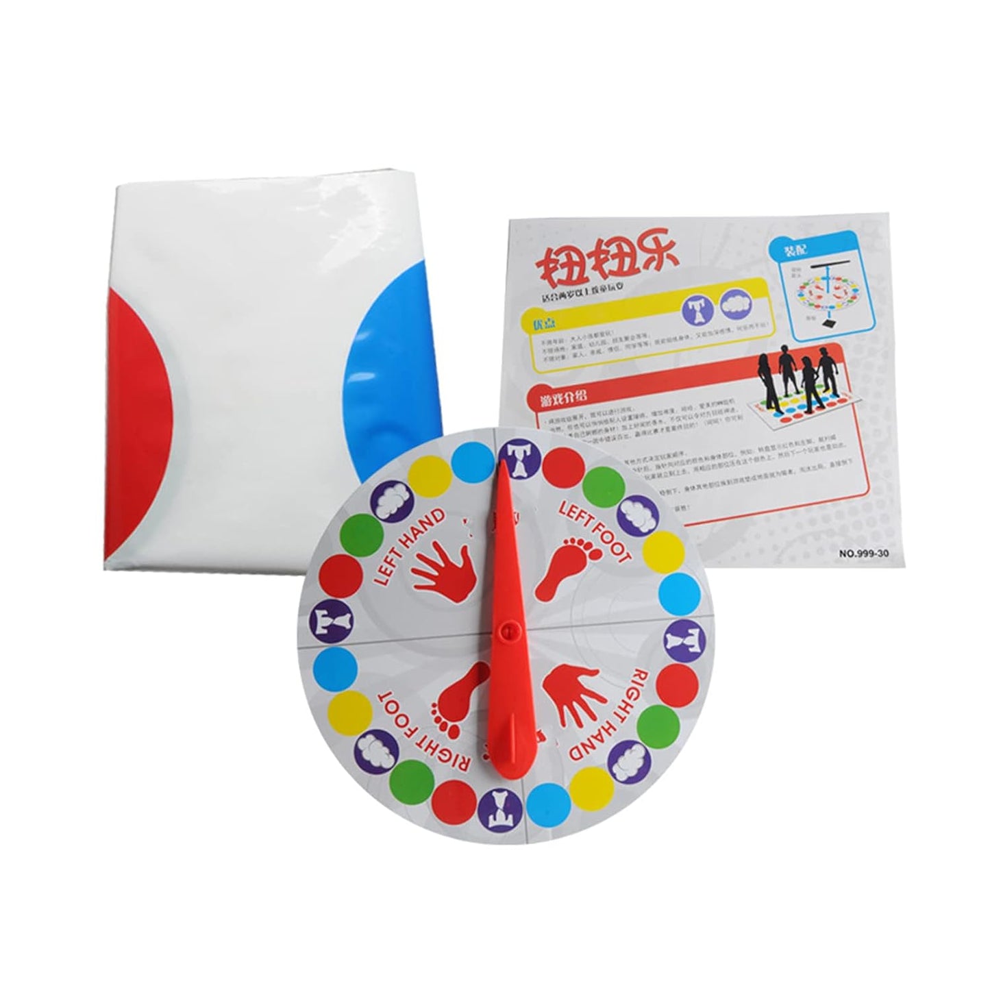 Twister Game Classic Family Moves Board Game Parent-Child Interactive Floor Game Birthday Party Games for Indoor and Outdoor
