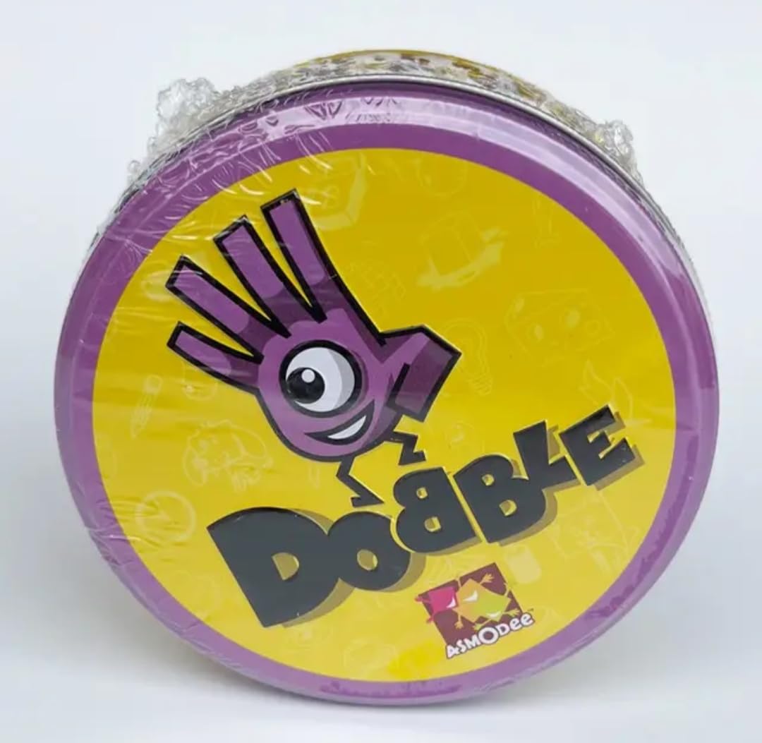 Dobble or Spot it- Strategy Game, Family Card Game, 2-8 Player Game, for 6 Years and Above, Teen, Multicolor - Toy Temple