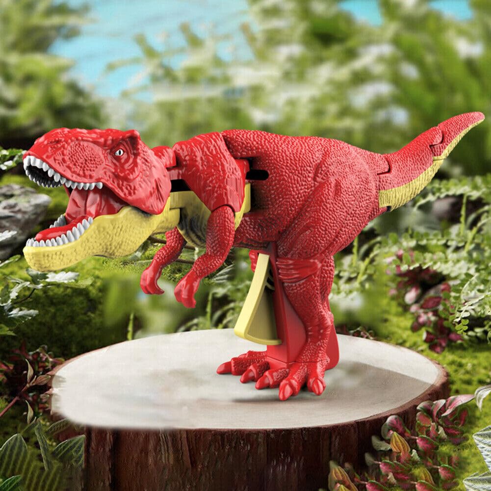 Dinosaur Toy Gun & Musical Toy Gun for Kids with Biting Roaring Function, Simulation Sound Effect Will Shake Head Swing Tail - Toy Temple