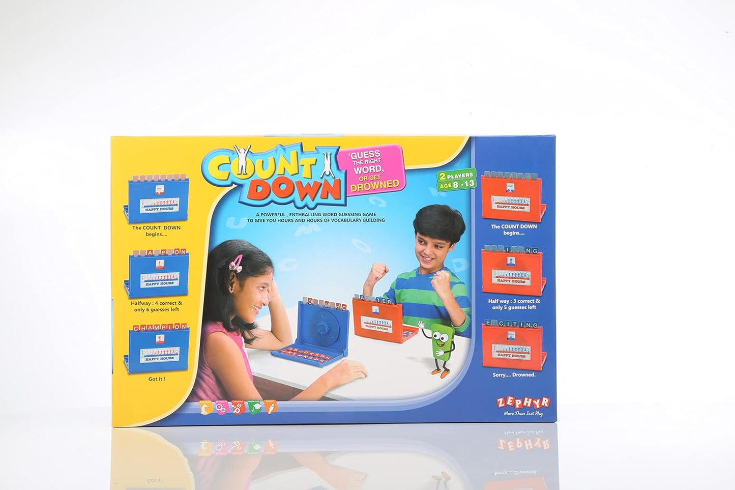 Count Down,Board Games,Educational Toy,For Boys & Girls 5 Yr+,Multicolor, Big Kid