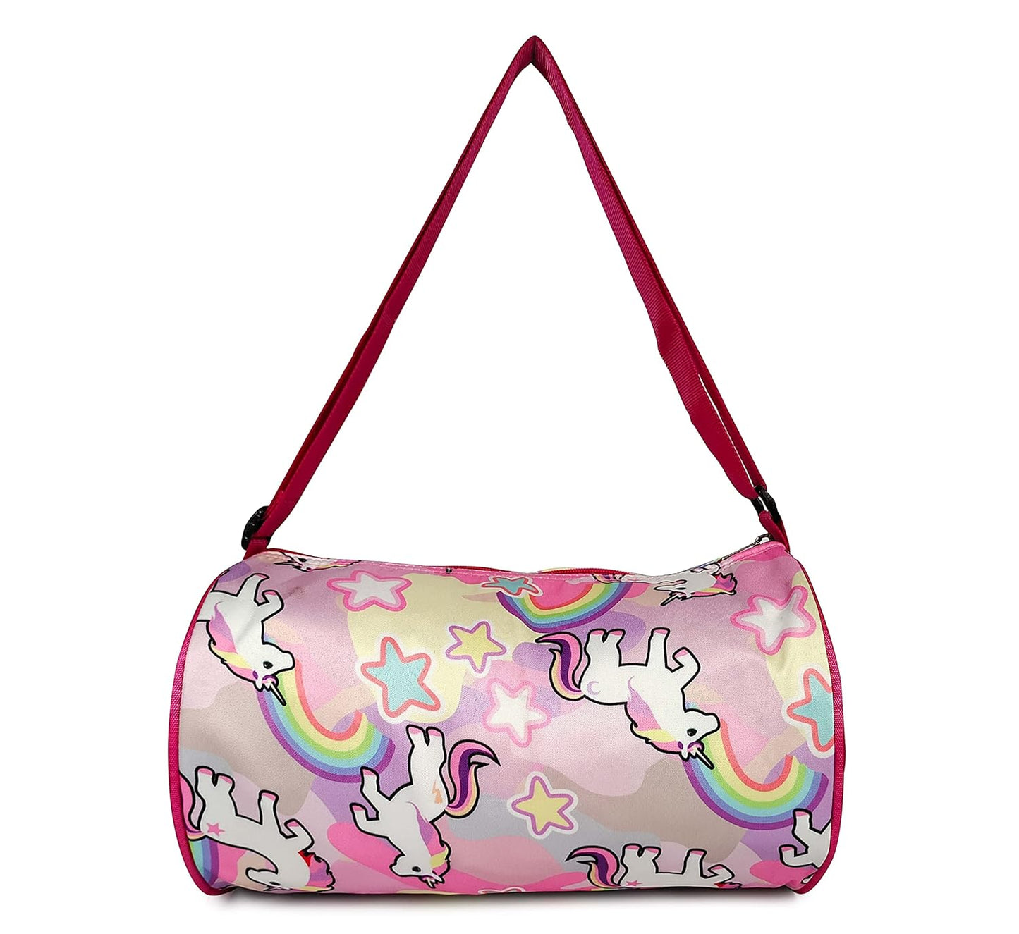 High Quality Polyester Cartoon Printed Waterproof Duffle Bag for Kids Swimming Bag for Kids Ideal for Travel Picnic Gym Sports Bag for Kids Girls and Boys 14 inches (Space , Travel, Minions, Harry Potter, Paw petrol etc. themes available ) - Toy Temple