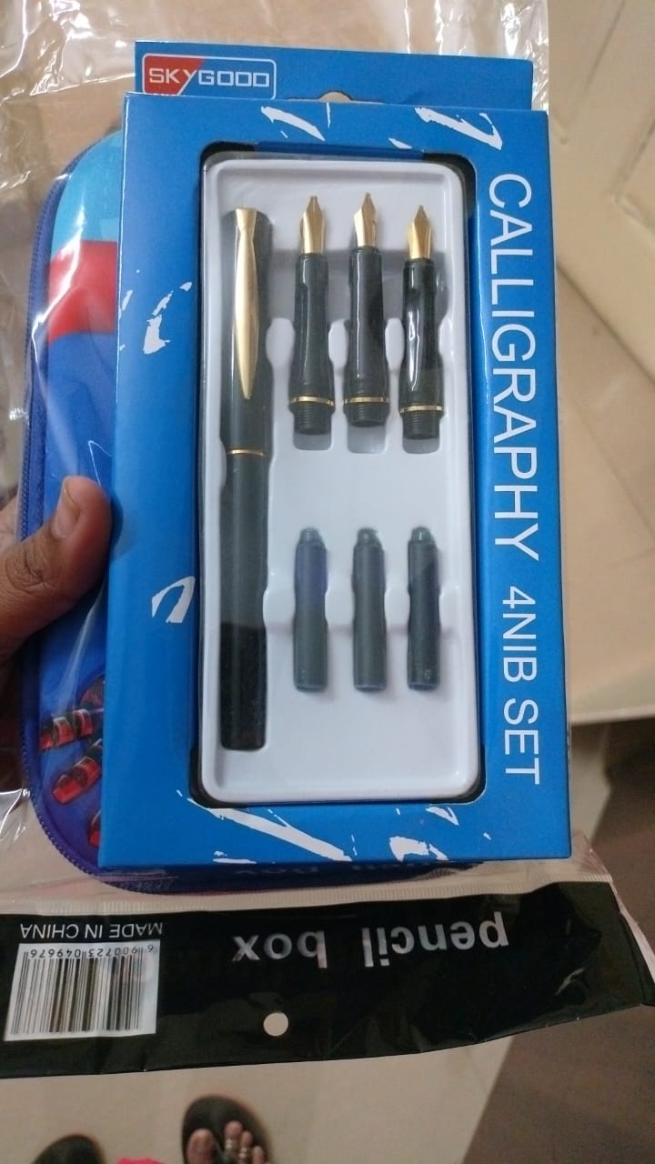Calligraphy Pen 4 Nib Set- 1 Pack - Toy Temple