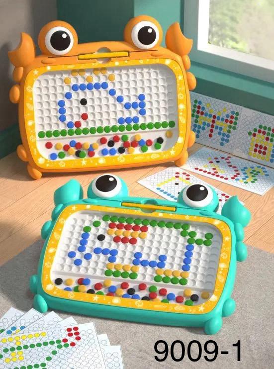 Crab Magnetic Drawing Board with Pen & Beads Kids Educational Toys - Toy Temple