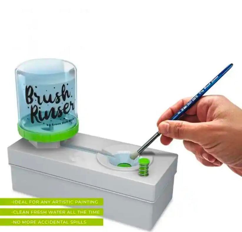 New Paint Brush Cleaner - Brush Rinser,Paint Brush Rinser, Paint Brush Rinse with Drain, Multifunctional Paint Brush Cleaner, Paint Brushes Cleaning Tool for Acrylic Paints - Toy Temple