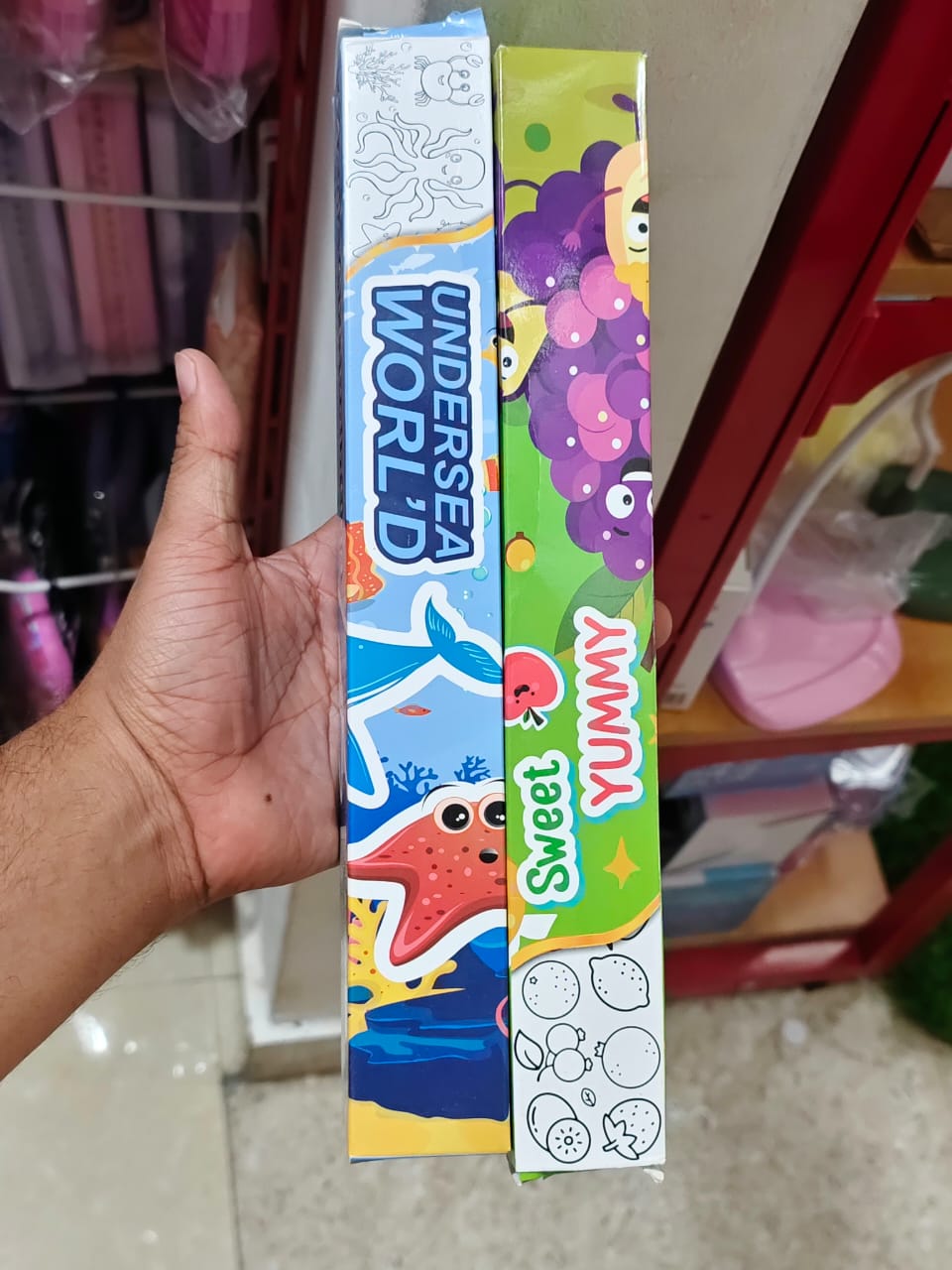 Children's Drawing Roll, Coloring Paper Roll for Kids, 30 X 300 Cm DIY Painting Drawing Paper Roll, Sticky Kids Art Roll, Early Educational Toys for Kids - Toy Temple