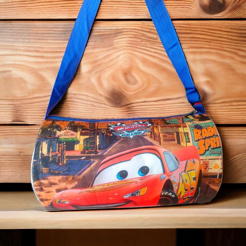 High Quality Polyester Cartoon Printed Waterproof Duffle Bag for Kids Swimming Bag for Kids Ideal for Travel Picnic Gym Sports Bag for Kids Girls and Boys 14 inches (Space , Travel, Minions, Harry Potter, Paw petrol etc. themes available ) - Toy Temple
