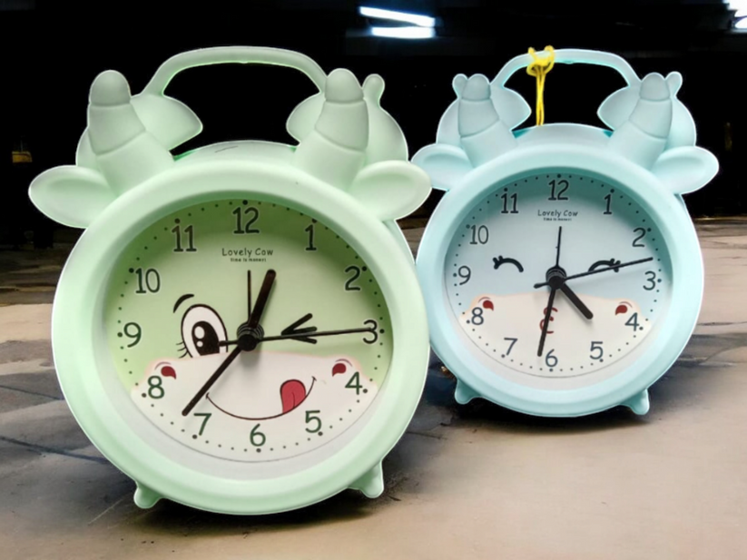 High Quality Cute Table top Clock for Girls & Boys with Fun 3D Design, Night Light, & Easy to Read Numbers – Ideal for Children’s Bedrooms, Birthdays, and Gifts - Toy Temple