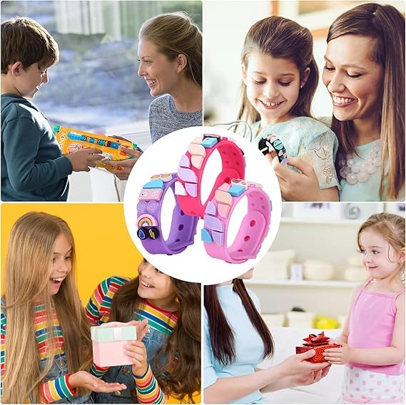 Kids Wrist Band for Boys and Girls Slap Band Cute Cartoon Bracelet Wrist Band , Great Birthday Gift Toys for Kids Return Gift for Kids - Toy Temple
