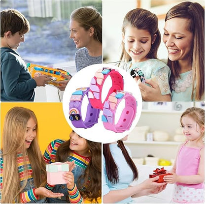 Kids Wrist Band for Boys and Girls Slap Band Cute Cartoon Bracelet Wrist Band , Great Birthday Gift Toys for Kids Return Gift for Kids - Toy Temple